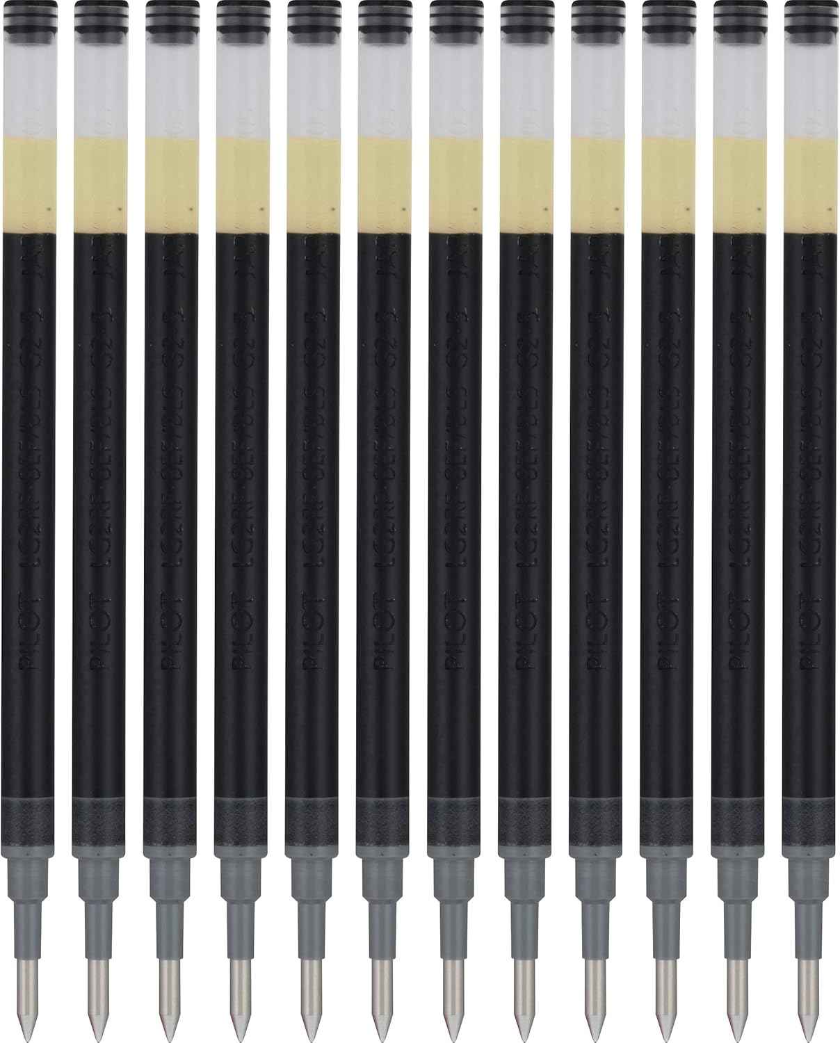 Pilot G2 Gel Pen Refill - 0.5mm/0.7mm - Black/Blue/Red - Pack of 12