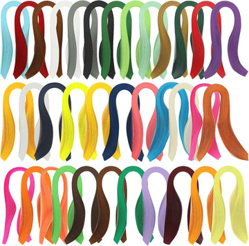 35 Colors 4200 Strips Paper Quilling Strips Set Width 3mm Length 54cm - TTpen