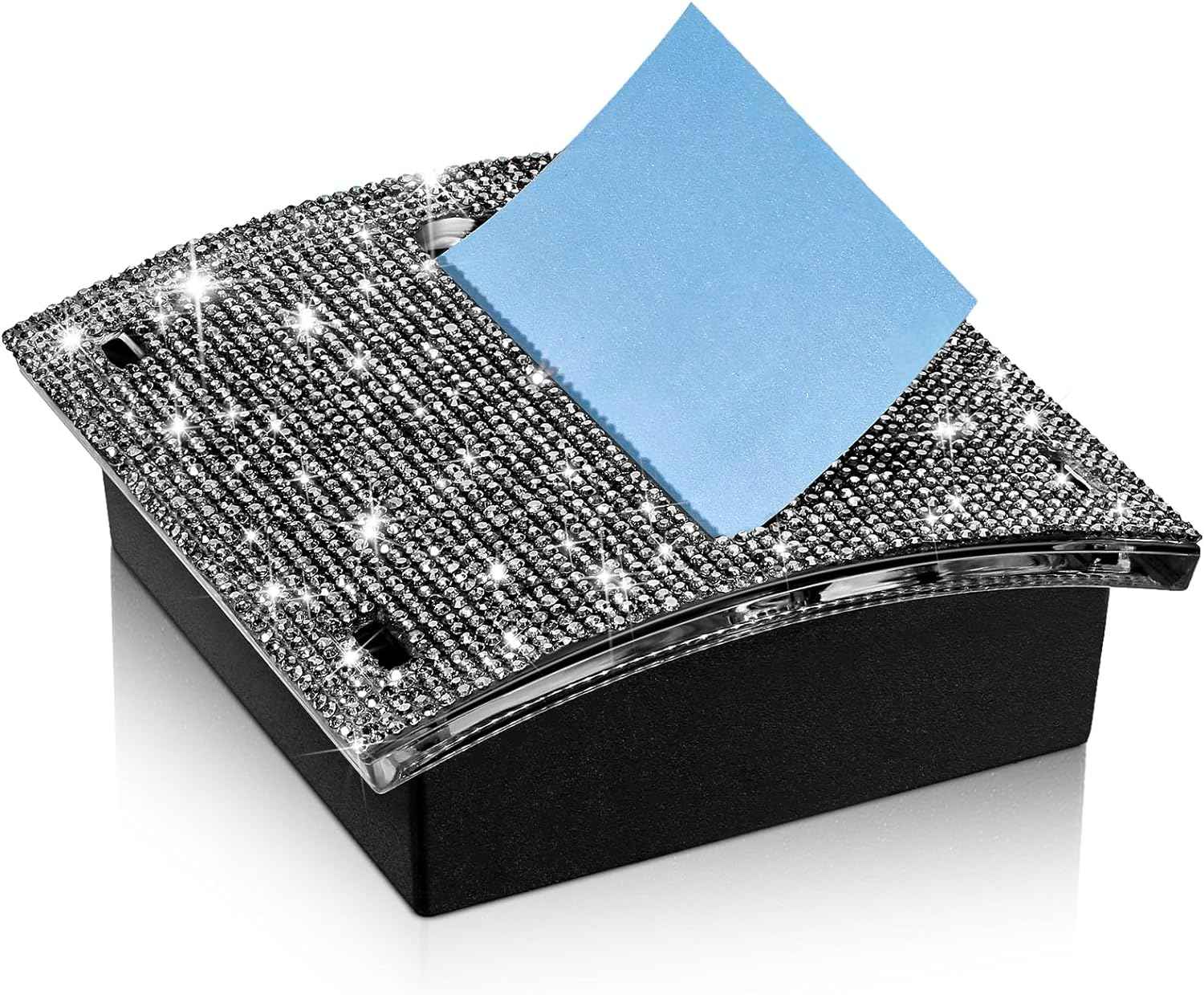 Rhinestone Self Stick Notepad Holders 4x4 Inches Memo Note Dispenser - TTpen