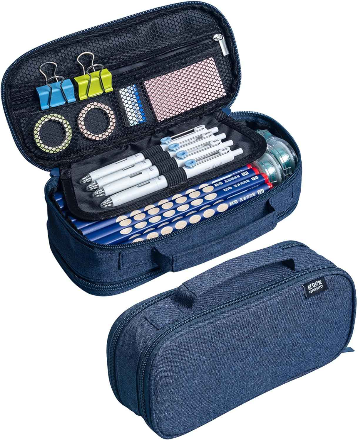 M&G Large Capacity Pencil Pouch Case Stationery Pens Bag - TTpen