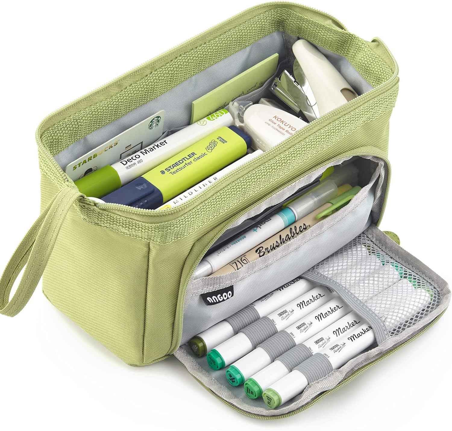 Pencil Case Large Capacity Pencil Pouch Handheld Pen Bag - TTpen