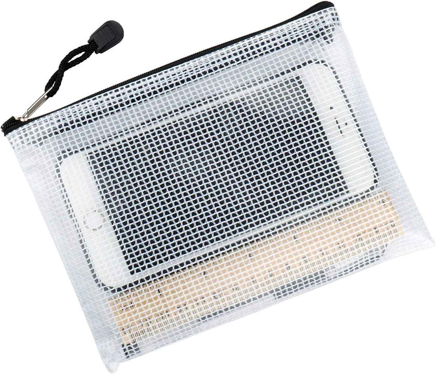 12pcs Mesh Zipper Pouch Document Folders Bag A6 A5 A4 B4 A3 - TTpen