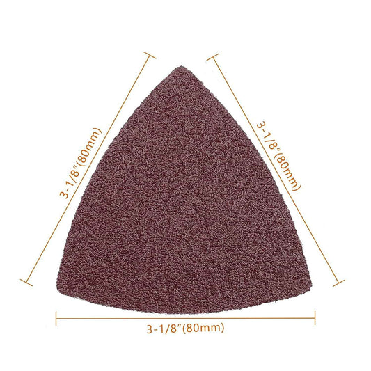 170PCS Hook and Loop Triangle Sandpaper for 3-1/8 Inch - TTpen