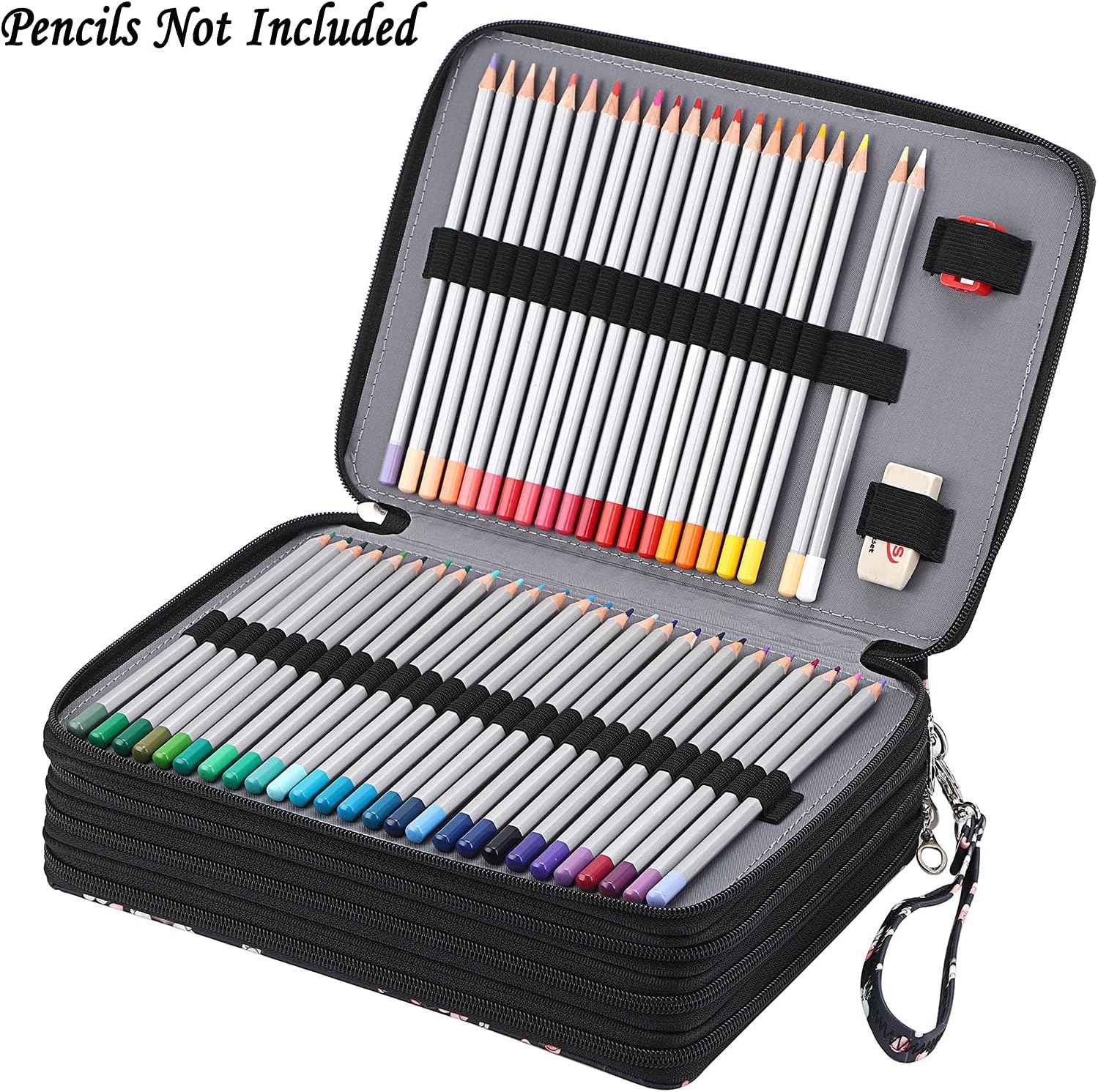 200 Slots Colored Pencil Case Large Capacity Pencil Organizer - TTpen