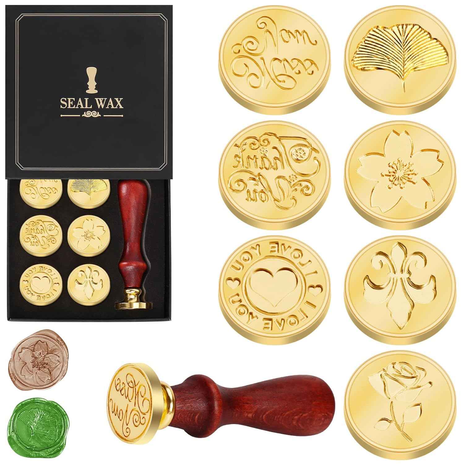 7 Piece Wax Seal Stamp Set - TTpen