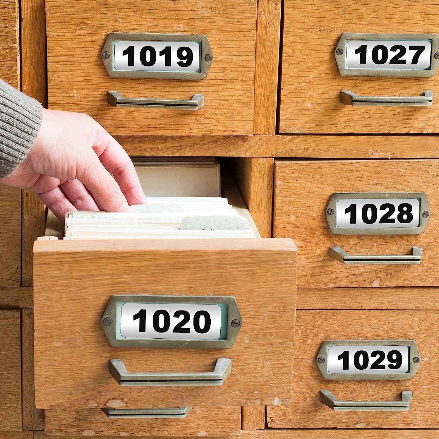 001-2000 Pcs Inventory Number Sticker Labels Self Adhesive Waterproof - TTpen