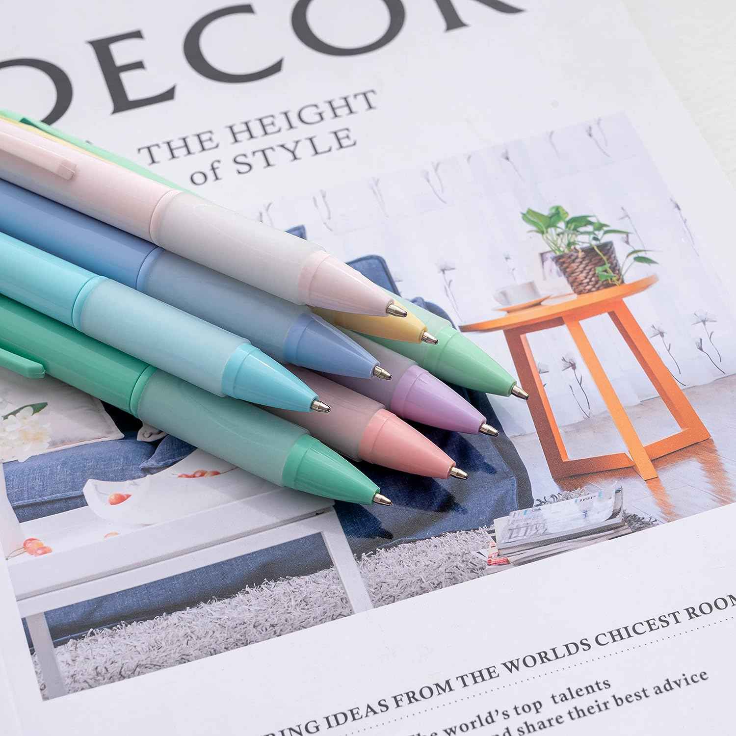 8 Pack BallPoint Multi Pens 4-in-1 Colored Pens (1.0mm) - TTpen