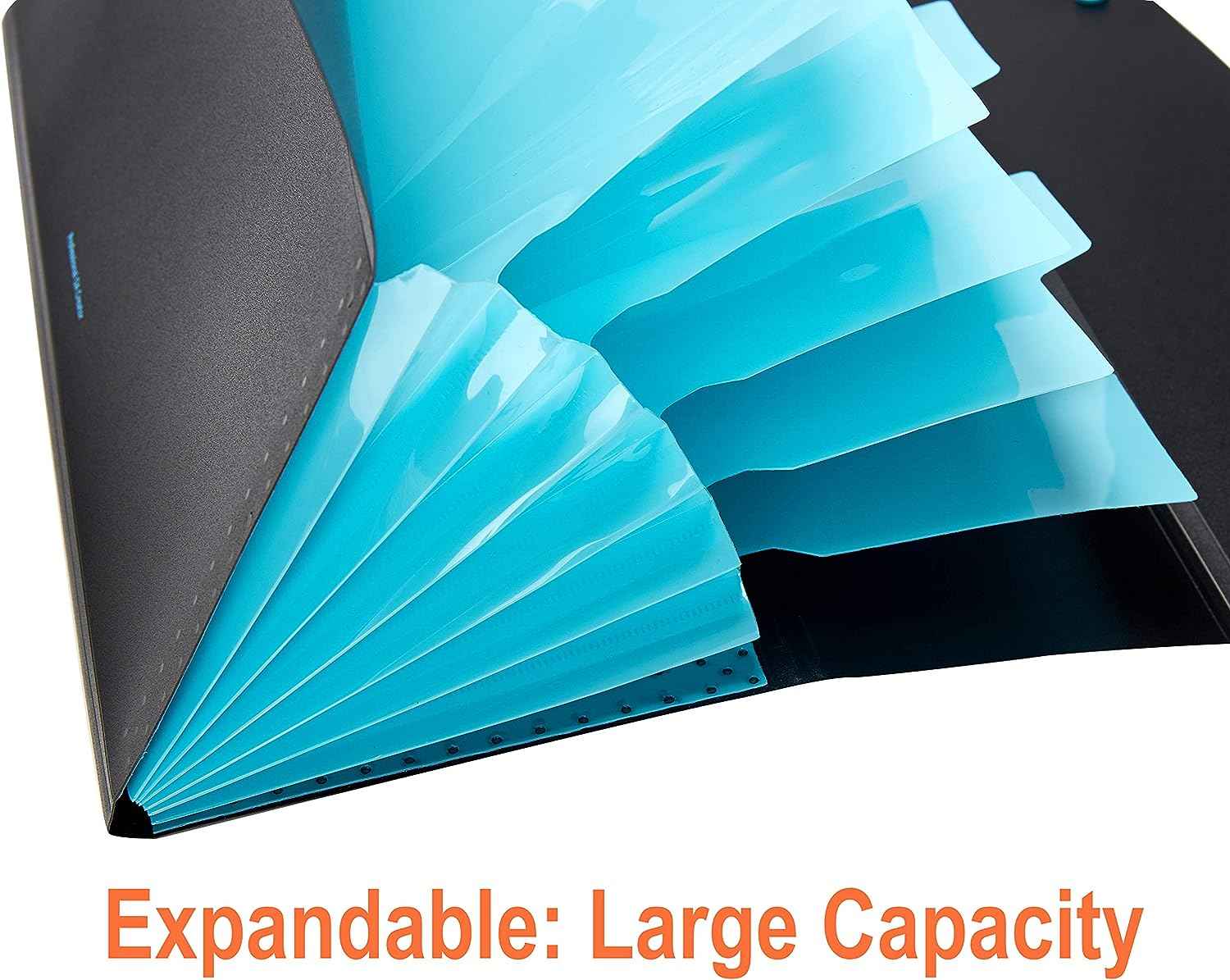 4 Pack Expanding File Folders with 6 Pockets,A4 Letter Size - TTpen