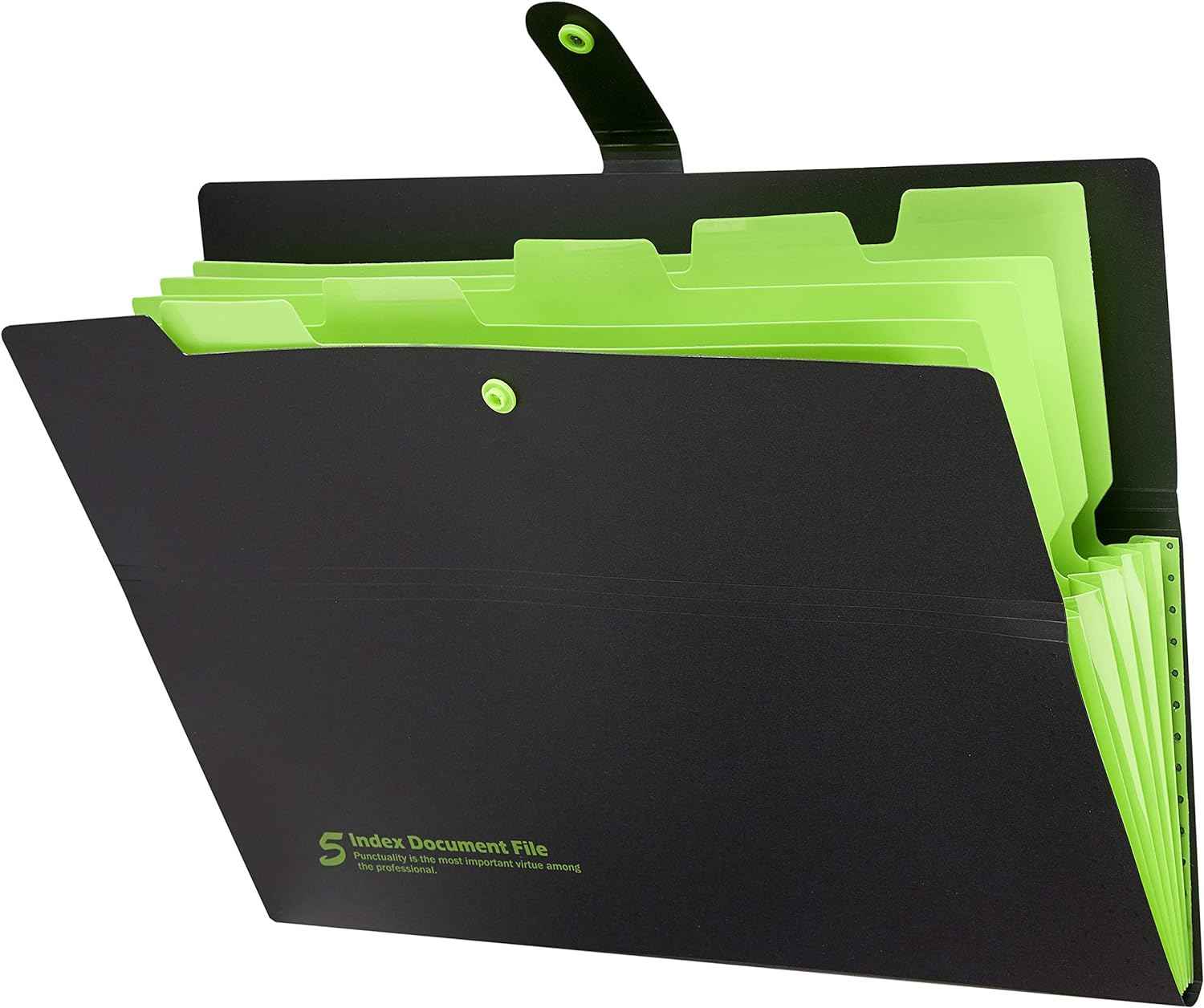 4 Pack Expanding File Folders with 6 Pockets,A4 Letter Size - TTpen