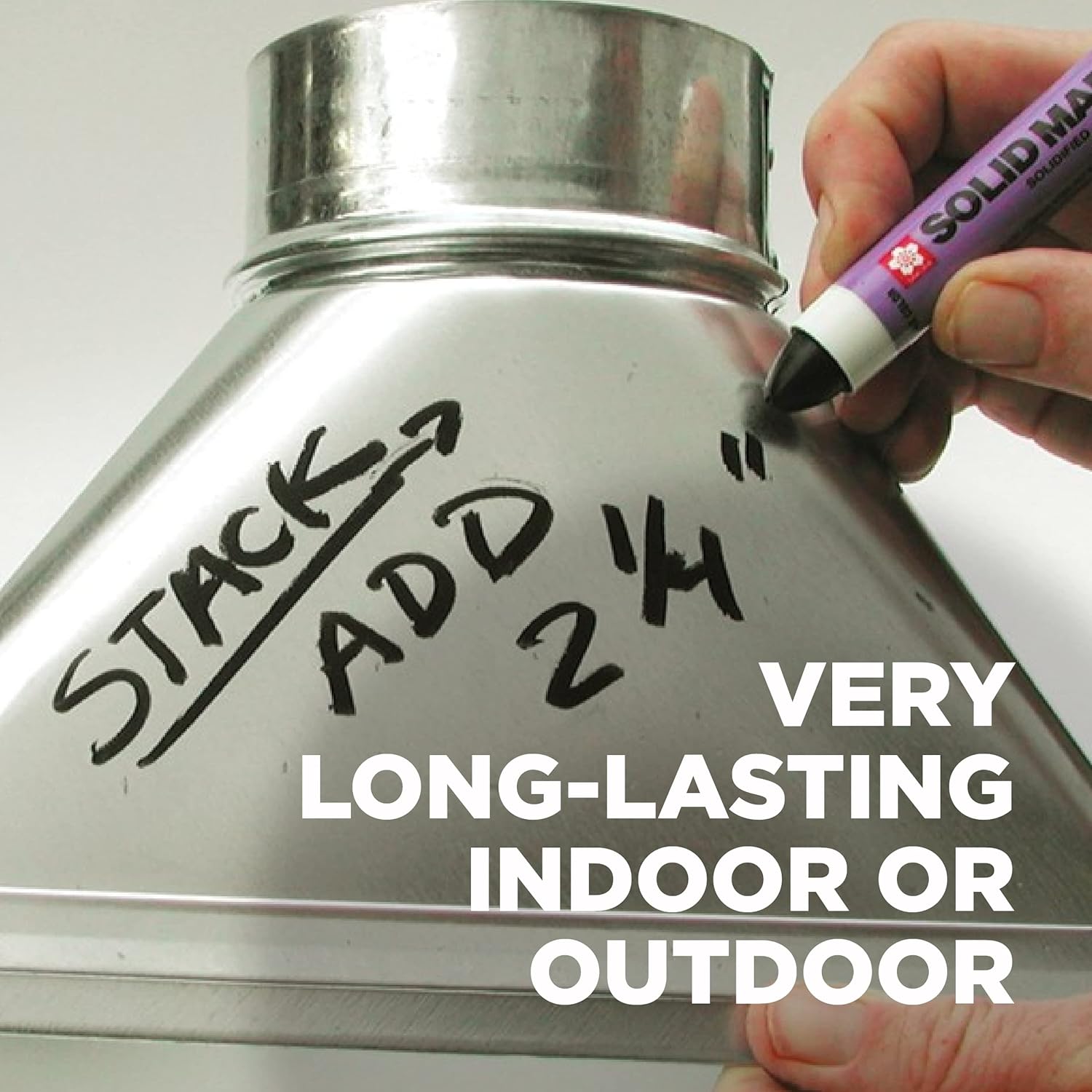 SAKURA Solid Marker,Permanent Marker Paint Pens,12 Pack,Black