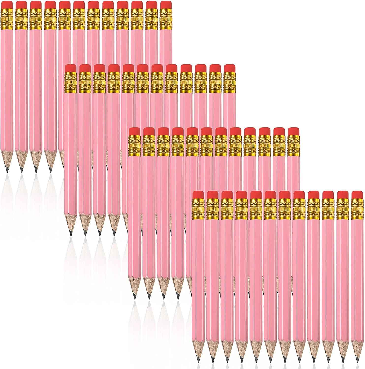 48 Pieces Golf Short Pencils with Eraser for Kids - TTpen