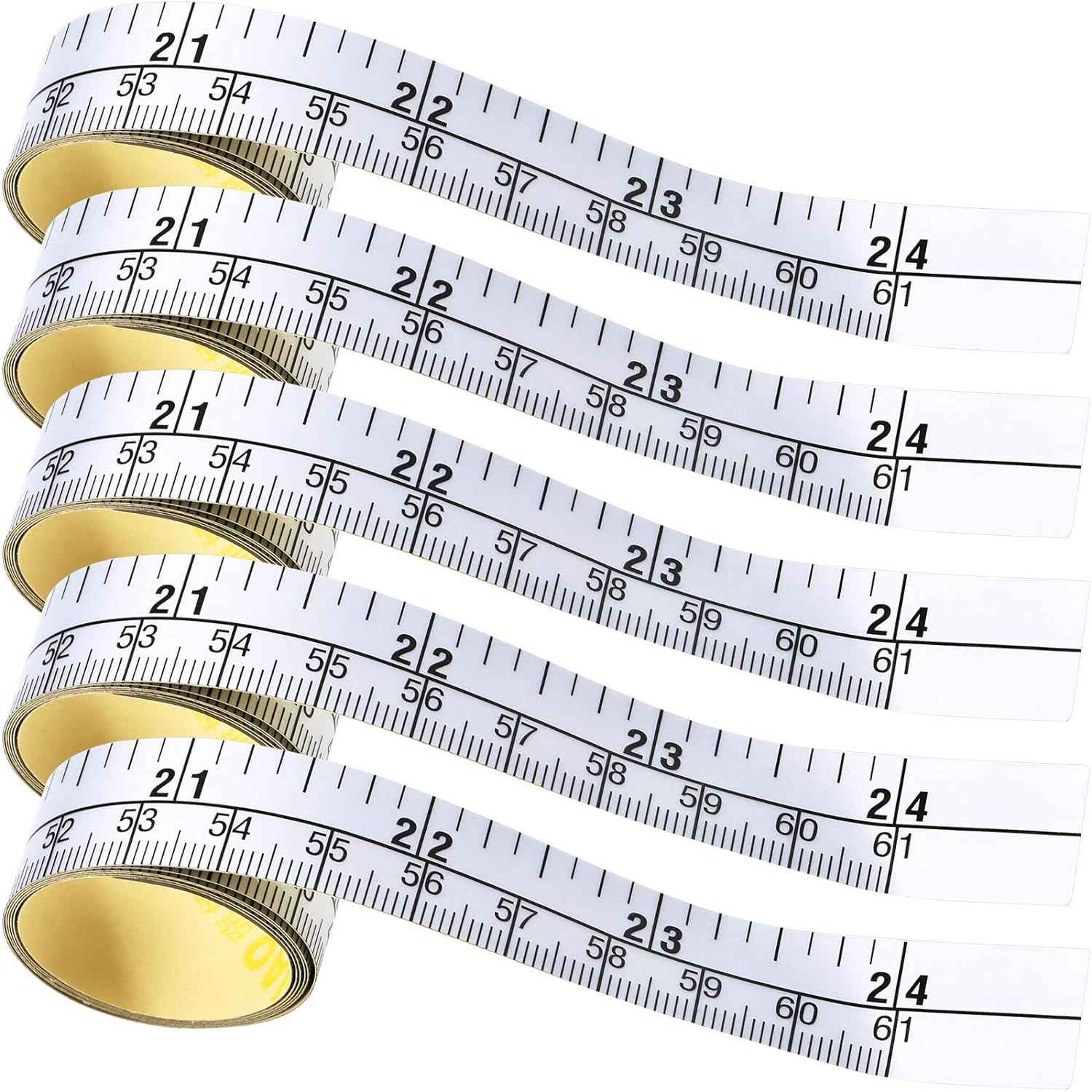 24 Inch Tape Measure for Work Woodworking,Saw,Drafting Table 5 Pack - TTpen