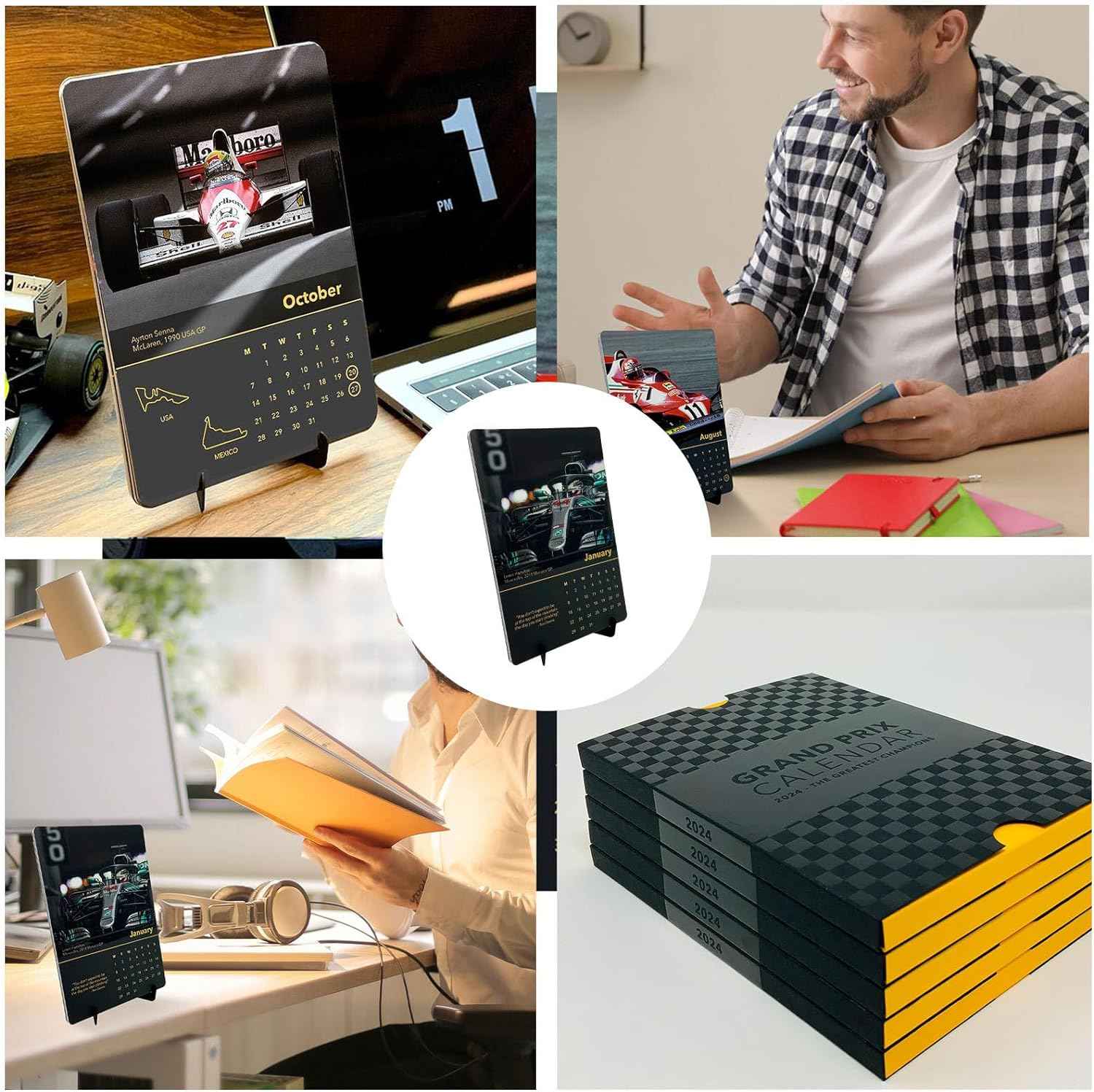 2024 Wall Formula 1 Monthly Calendar for F1 Fans - TTpen