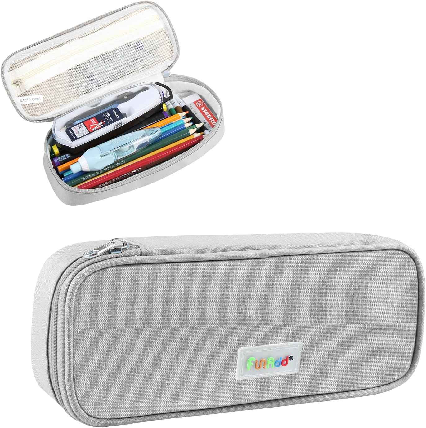 AddFun Large Capacity Pen Case,Pencil Pouch with Zipper - TTpen