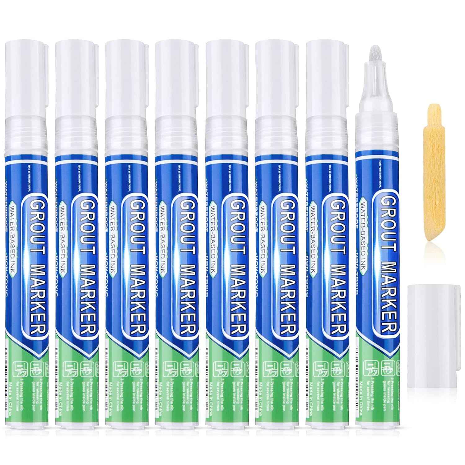 Grout Wall Repair Pen Tile Paint Markers for Bathrooms Kitchen - TTpen