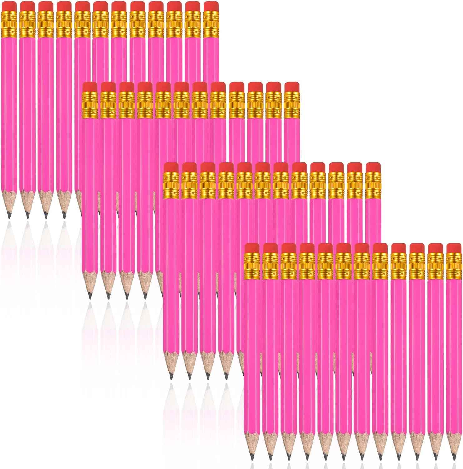 48 Pieces Golf Short Pencils with Eraser for Kids - TTpen