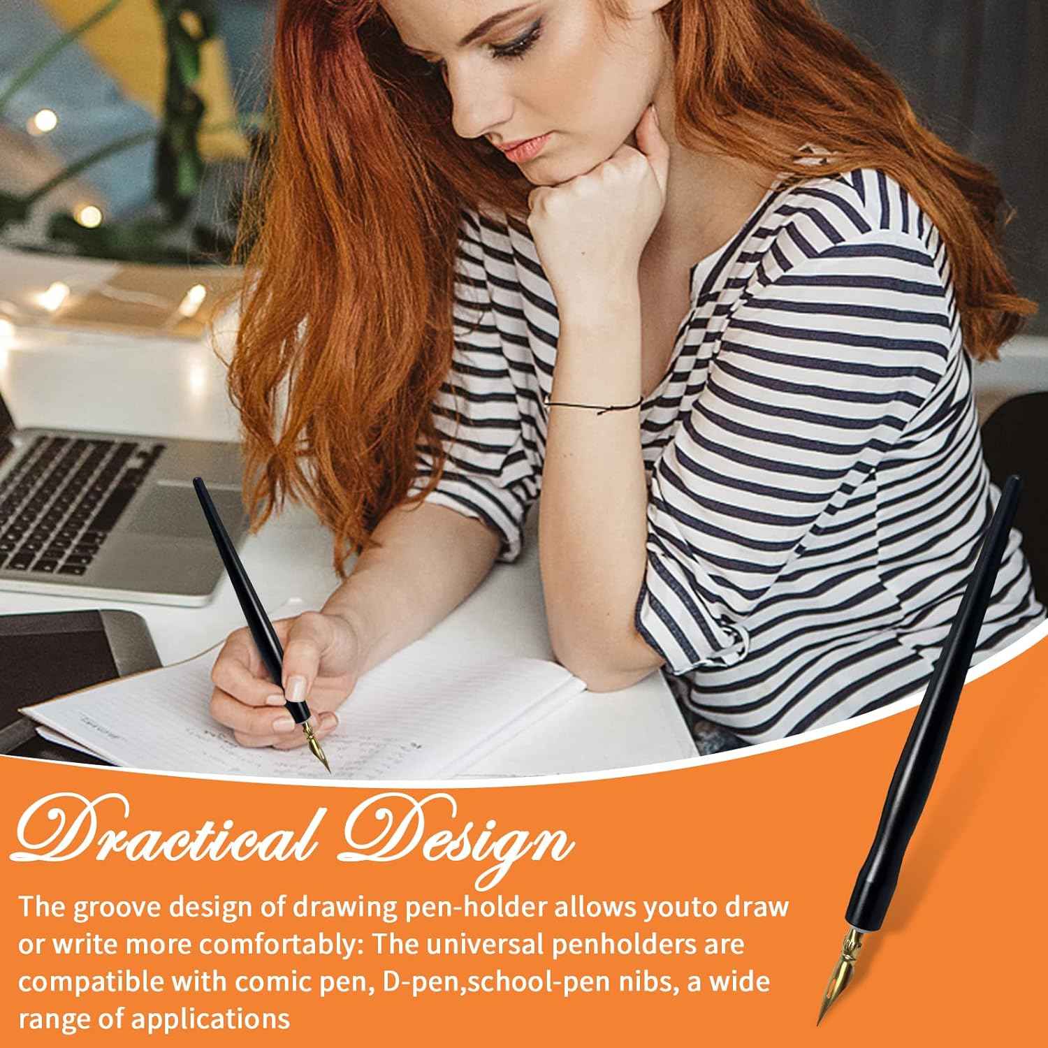 17 Pieces Stainless Steel Calligraphy Pen Nibs Set - TTpen