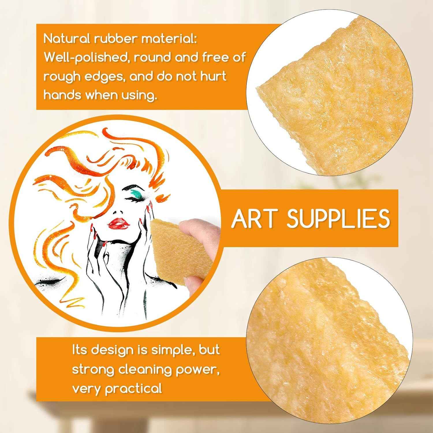 12Pcs Glue Residue Pick Up Eraser Rubber for Removing Adhesive - TTpen