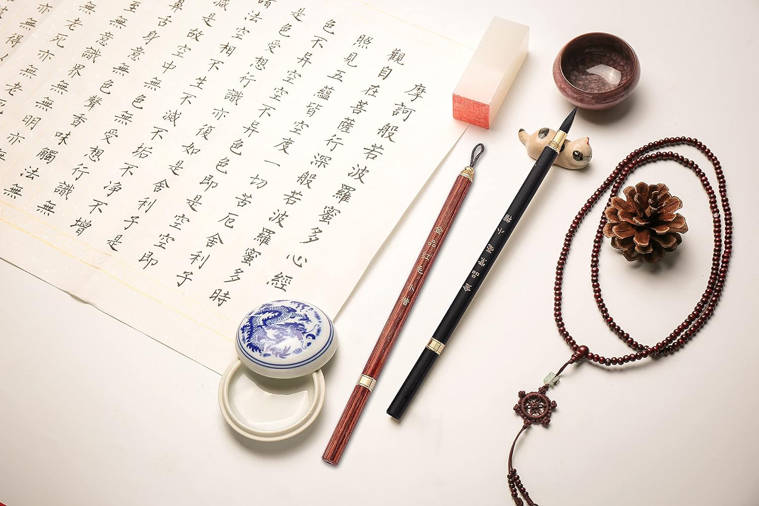 2pcs Traditional Chinese Calligraphy Writing Sumi Painting Brush Pens