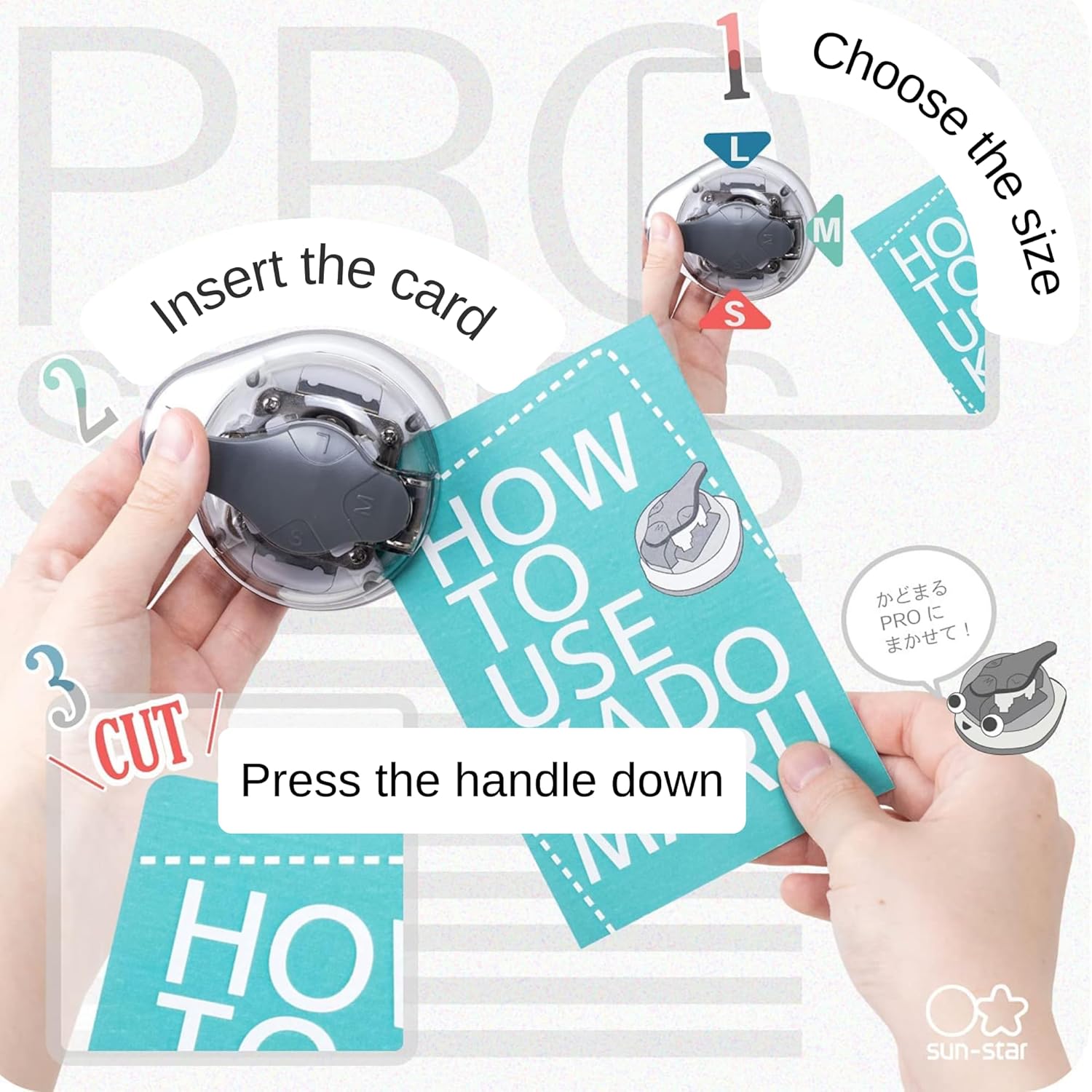 Sun-Star Kadomaru Pro 3-Way Corner Cutter