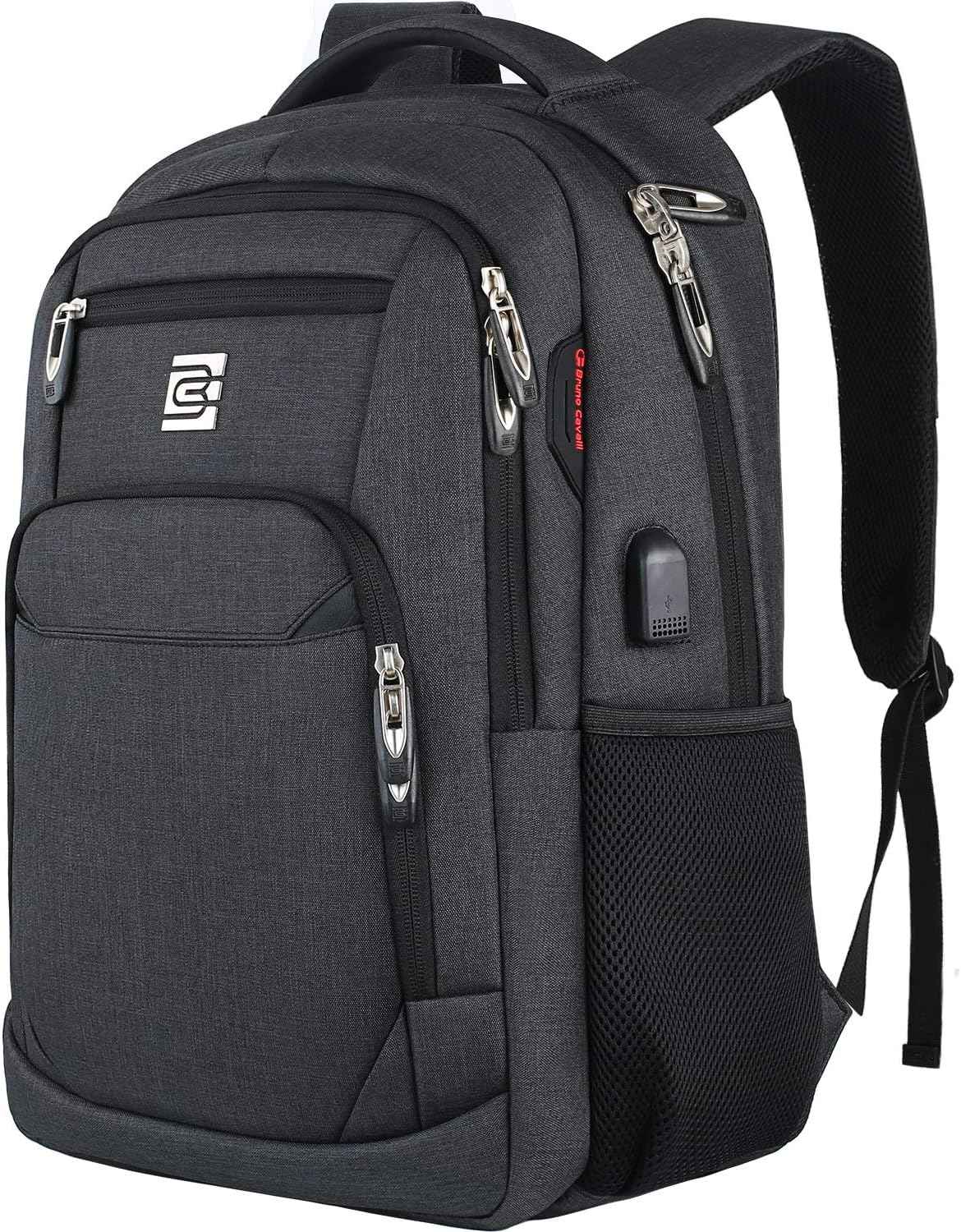 Bruno Cavalli Laptop Backpack with USB Charging Port Fit 15.6 inch Notebook - TTpen