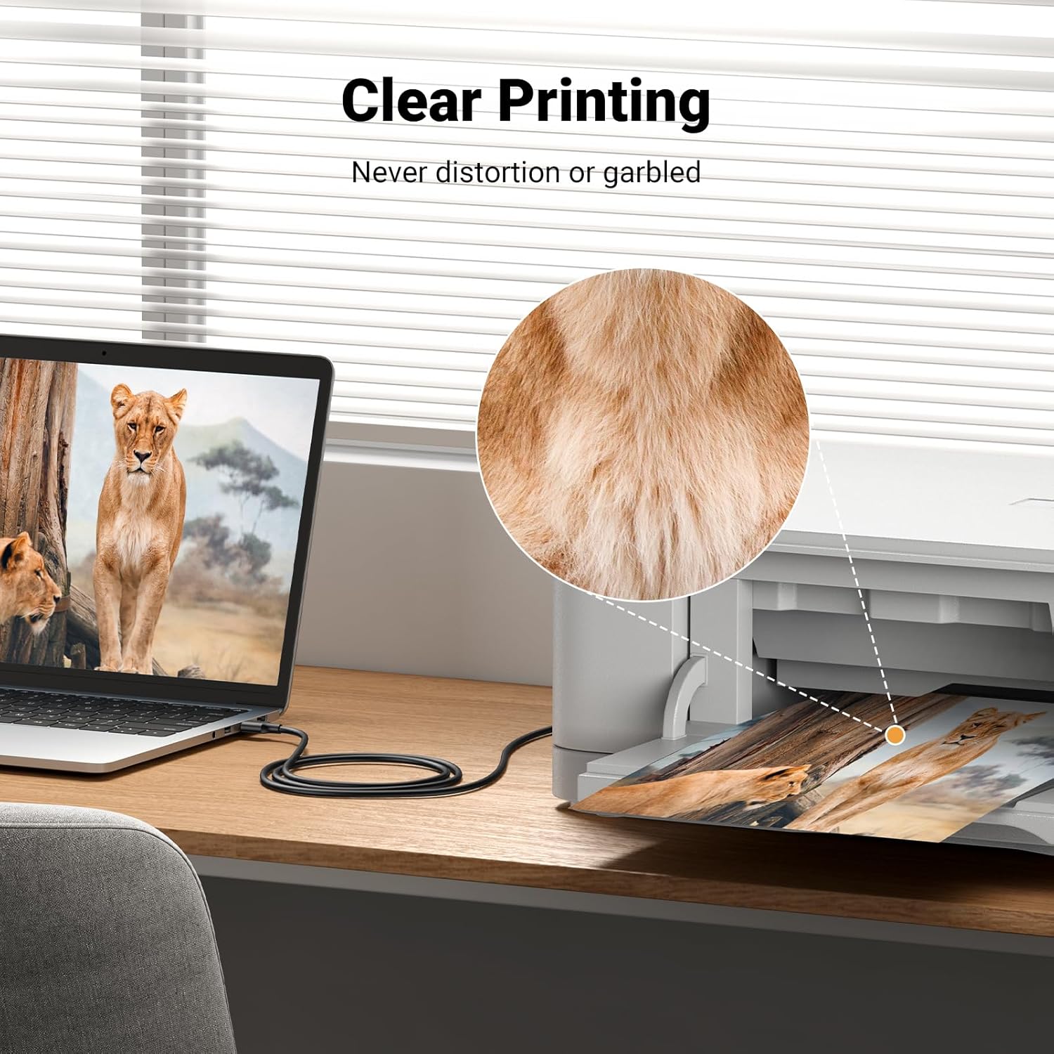 UGREEN USB Printer Cable - USB A to B Cable - TTpen