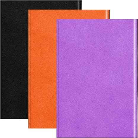 100 Sheets Tissue Wrapping Paper for DIY Crafts 35x50cm Black Purple Orange - TTpen
