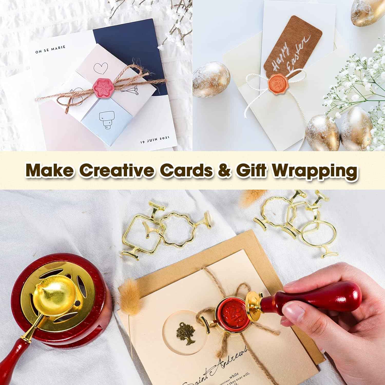 6 Metal Wax Seal Molds Kit - TTpen