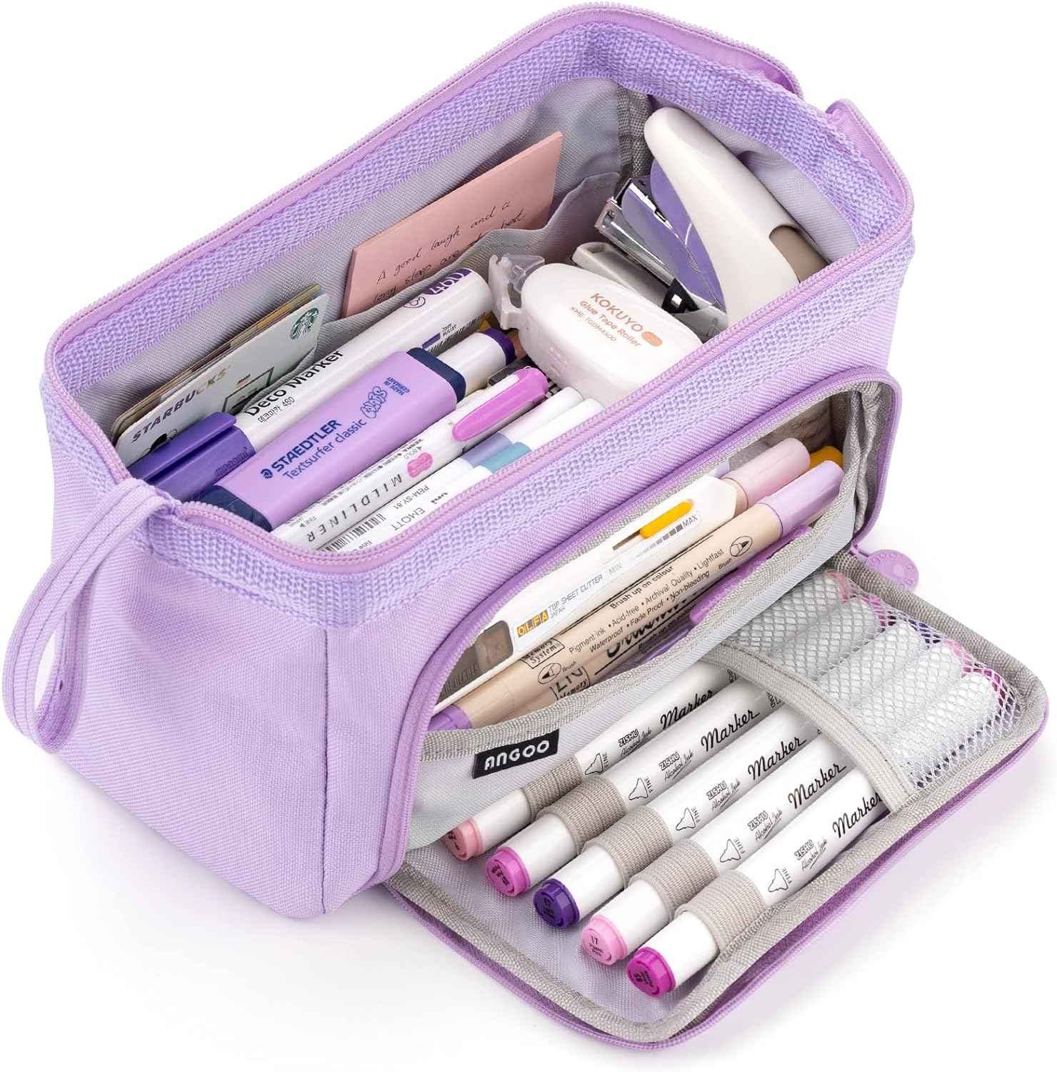 Pencil Case Large Capacity Pencil Pouch Handheld Pen Bag - TTpen