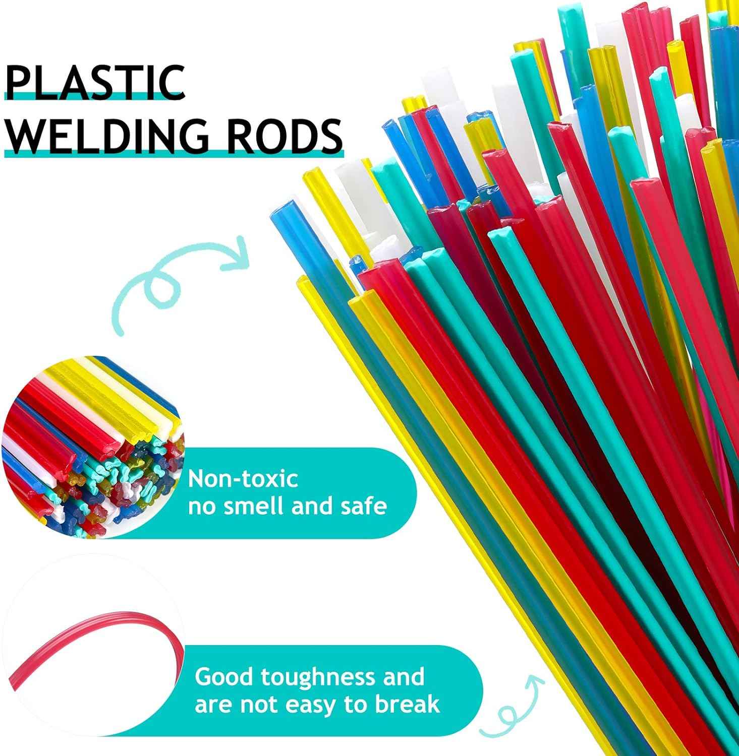 100Pcs Plastic Welding Rods 20cm - TTpen