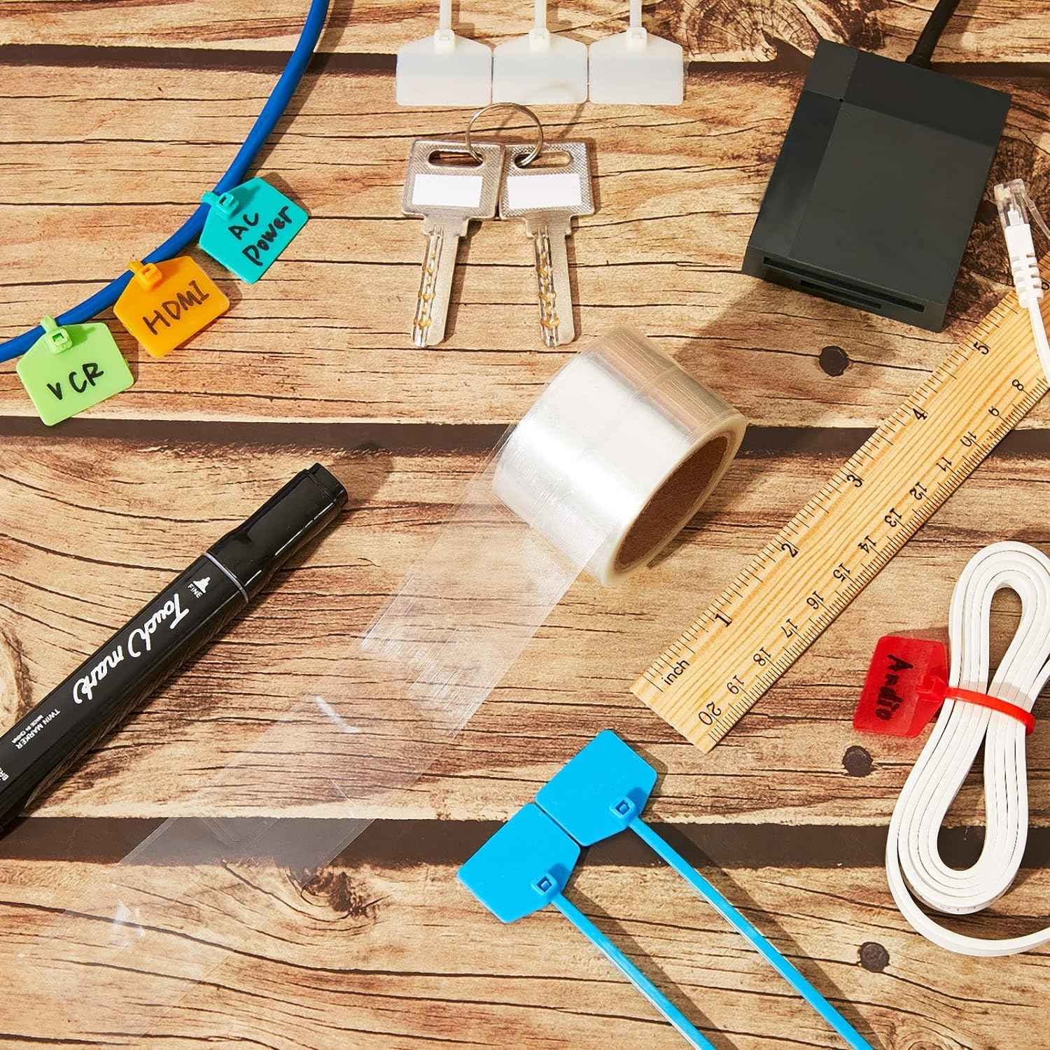 500pcs Label Protector 15x25mm for Protecting Barcodes Numbers Stickers - TTpen