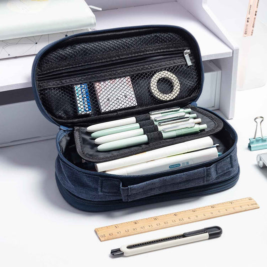 M&G Large Capacity Pencil Pouch Case Stationery Pens Bag - TTpen