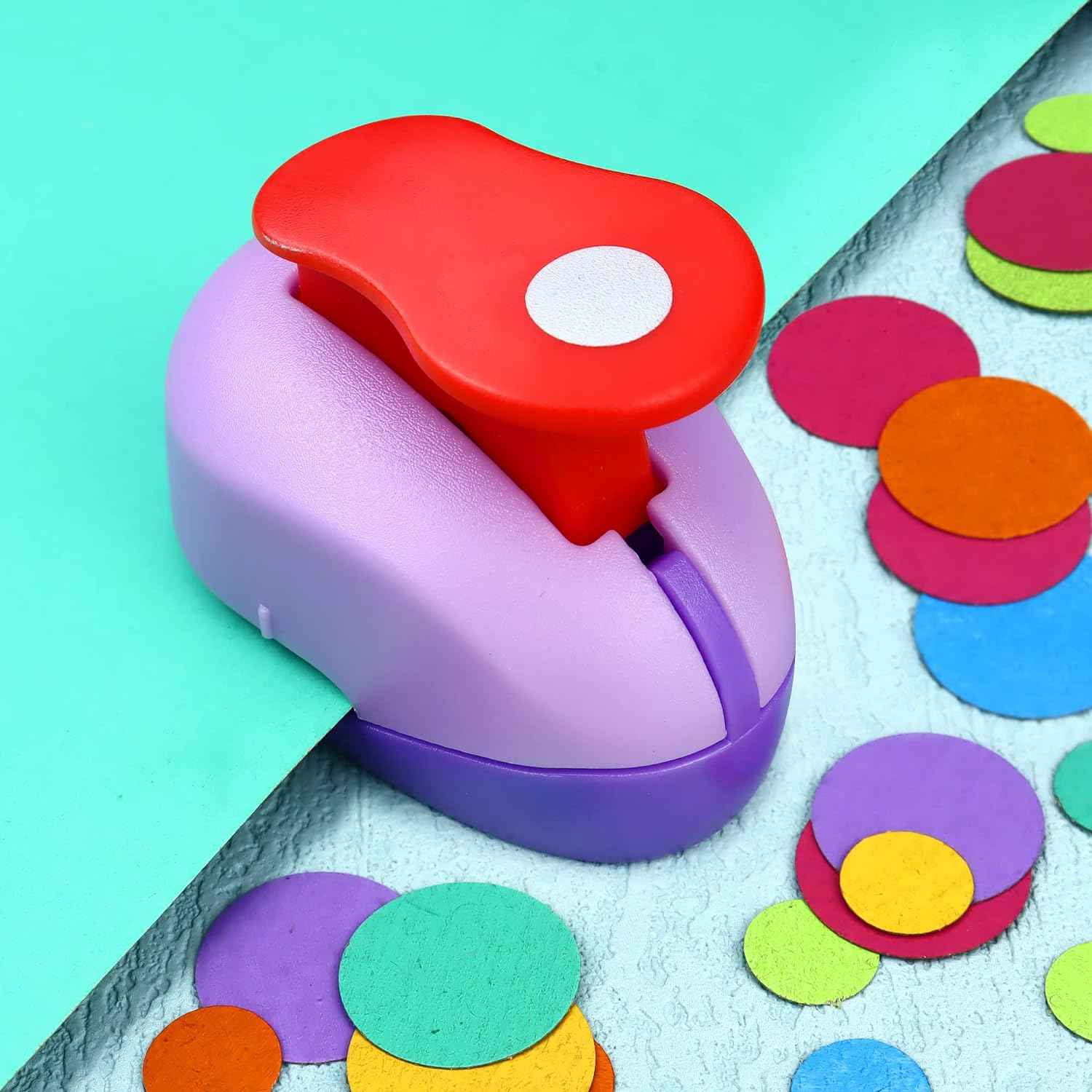 3Pcs 1 Inch Paper Punches with Heart,Star,Circle Craft Hole Shapes - TTpen