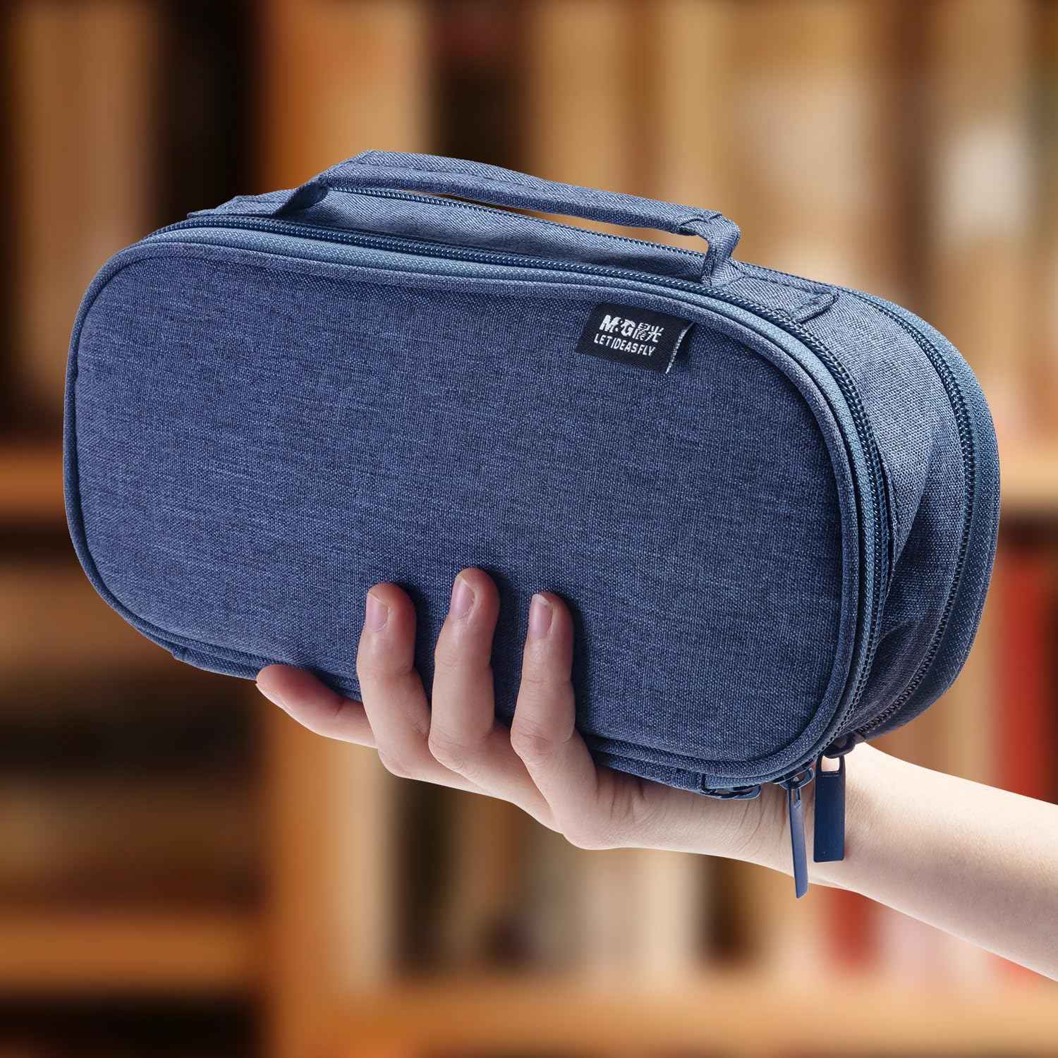 M&G Large Capacity Pencil Pouch Case Stationery Pens Bag - TTpen