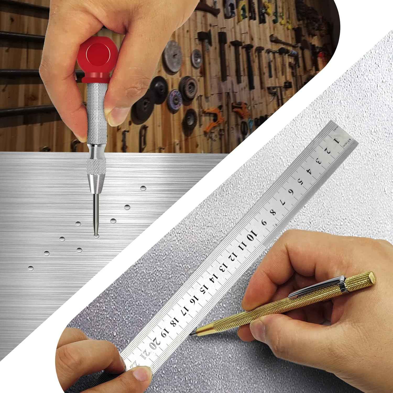 Mechanical Carpenter Pencils Set with 30 Marker Refills for Architect Construction - TTpen