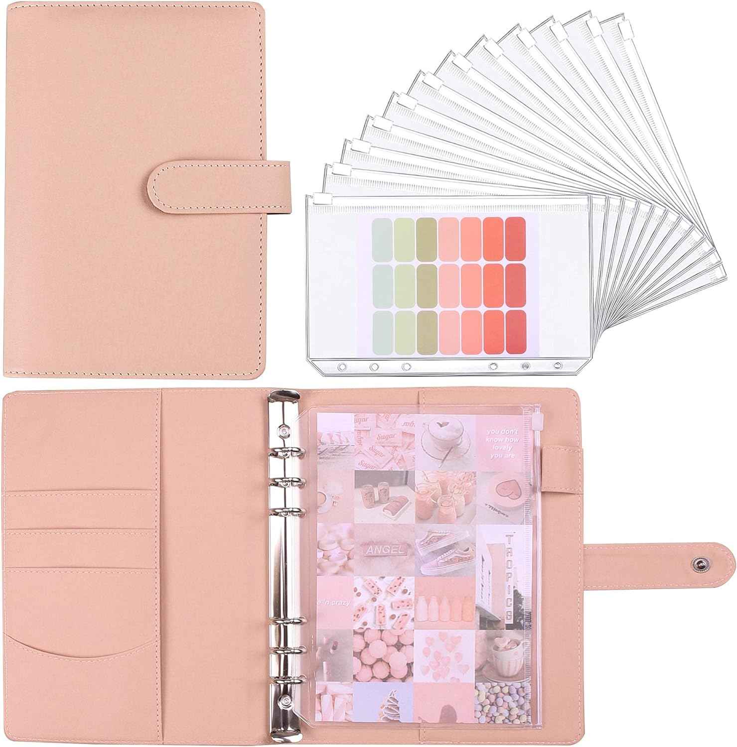 A5 Binder Notebook Financial Management with 12PCS Budget Envelopes - TTpen