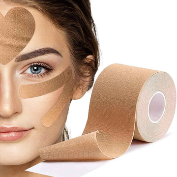 Anti-Wrinkle Tape Facial Myofascial Lift Tape 2.5CM x 5M,2 Rolls - TTpen