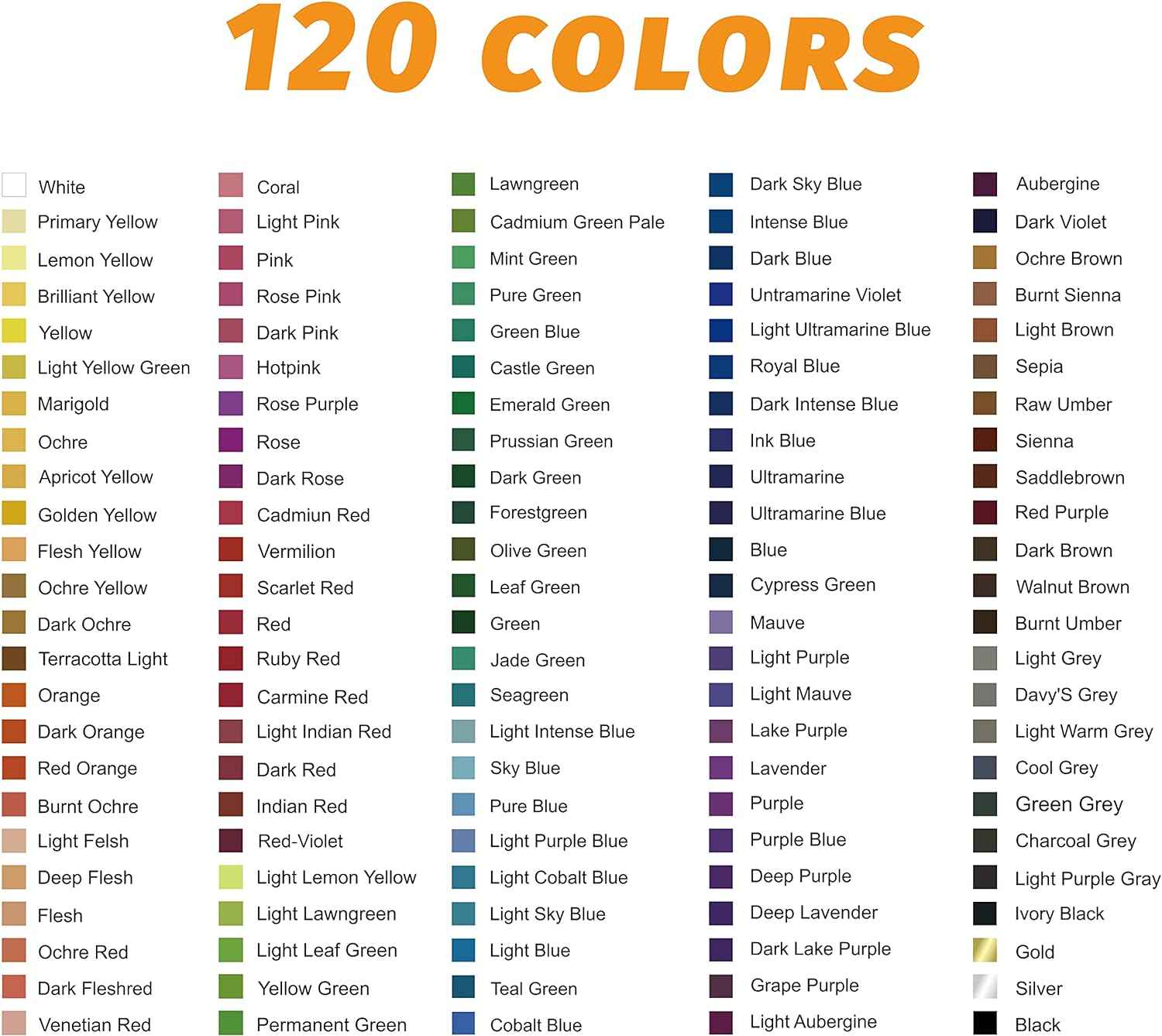 H&B 120 Colored Pencils Kit Oil Based with Zipper Storage Case - TTpen