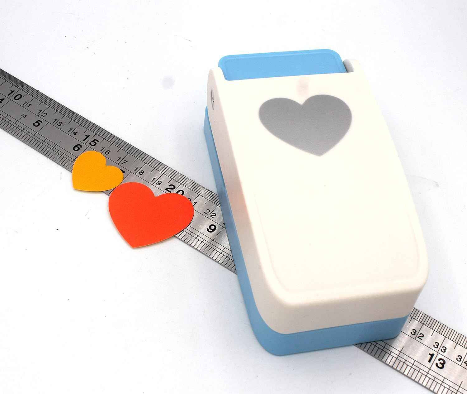 38mm Craft Scrapbooking Embossing Paper Pucher Heart 1.5inch - TTpen