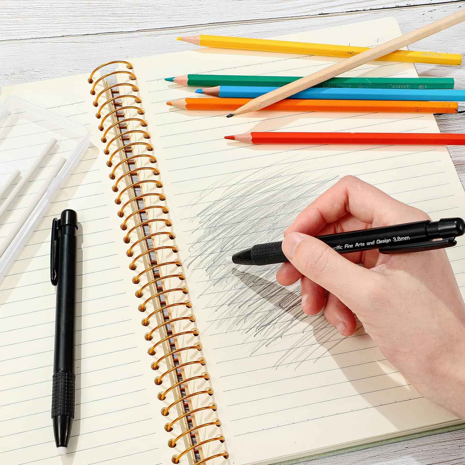 Mechanical Retractable Pen Style Eraser with Refill - TTpen