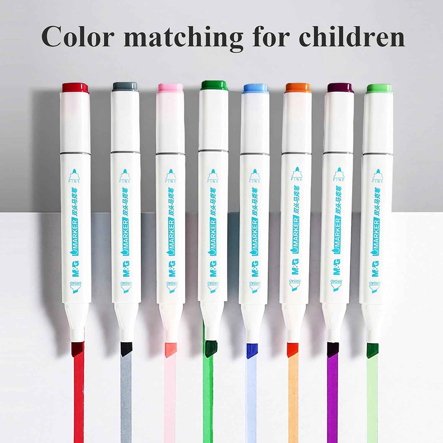 M&G 24 Color Drawing Art Markers Water-Based with Plastic Box - TTpen
