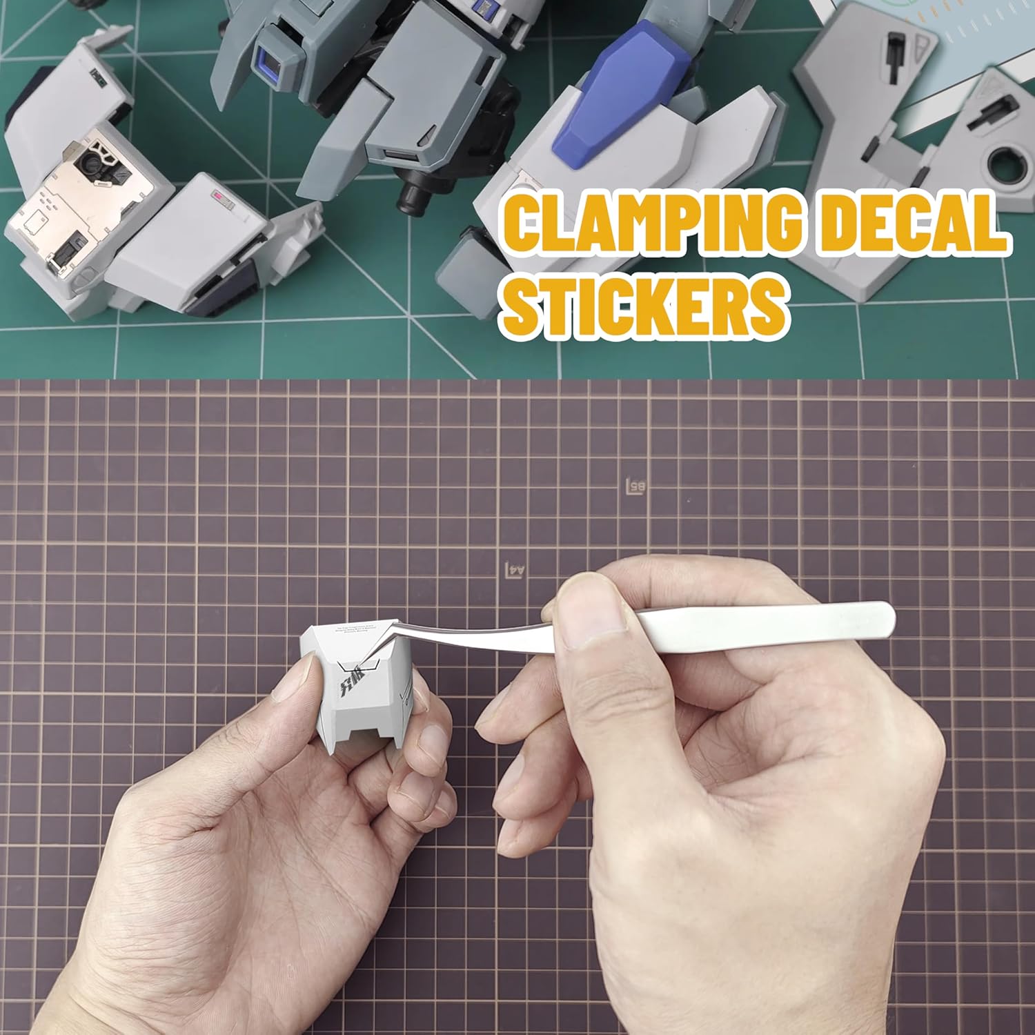 Stedi 2PCS Precision Tweezers Set Straight & Curved Tip for Gundam - TTpen