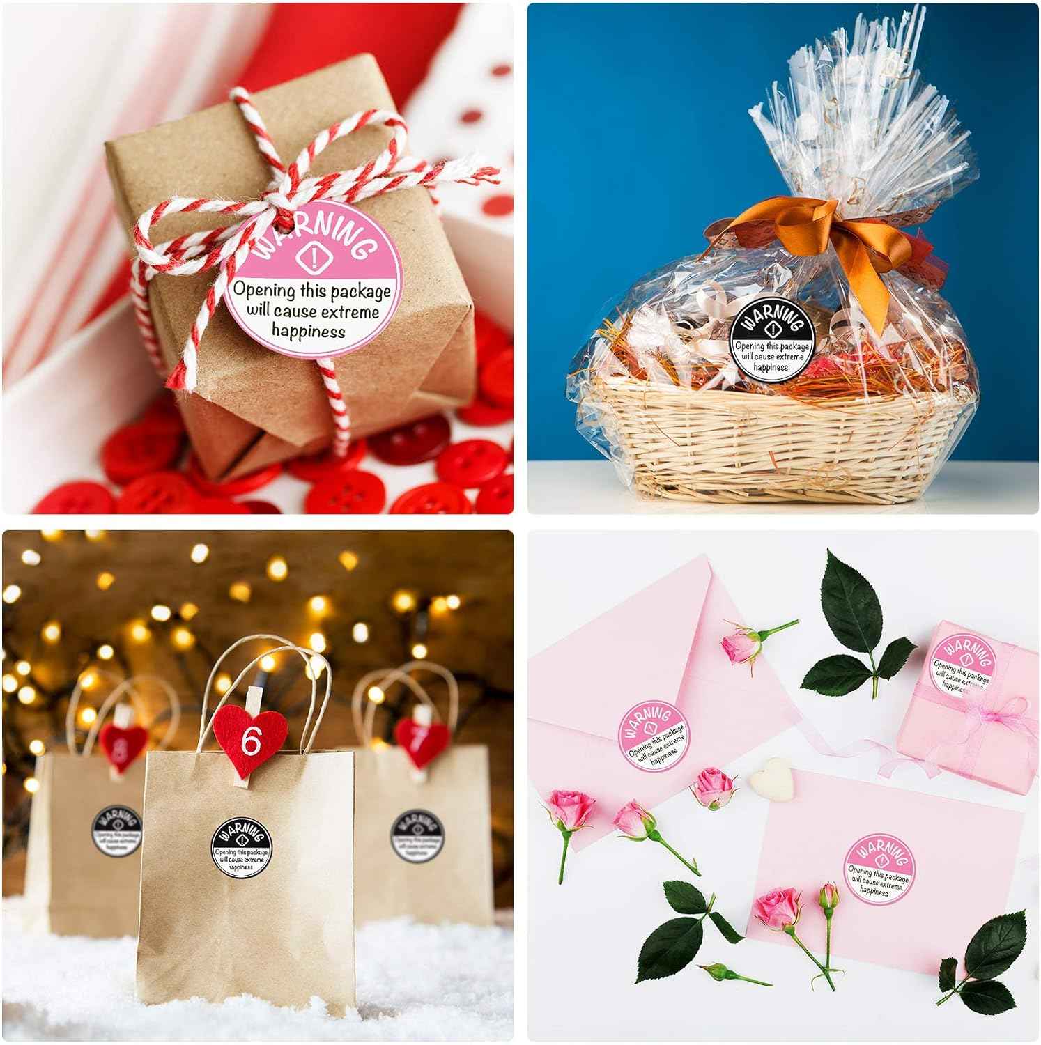 1000Pcs Extreme Happiness Stickers Round Self-Adhesive Labels 1.5 Inch - TTpen