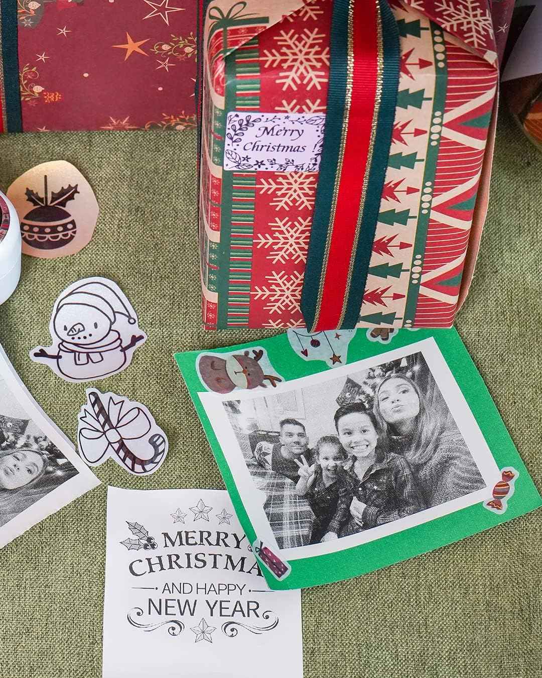 Phomemo White Adhesive Thermal Sticker Paper 107mm for M04S/M04AS Printer - TTpen