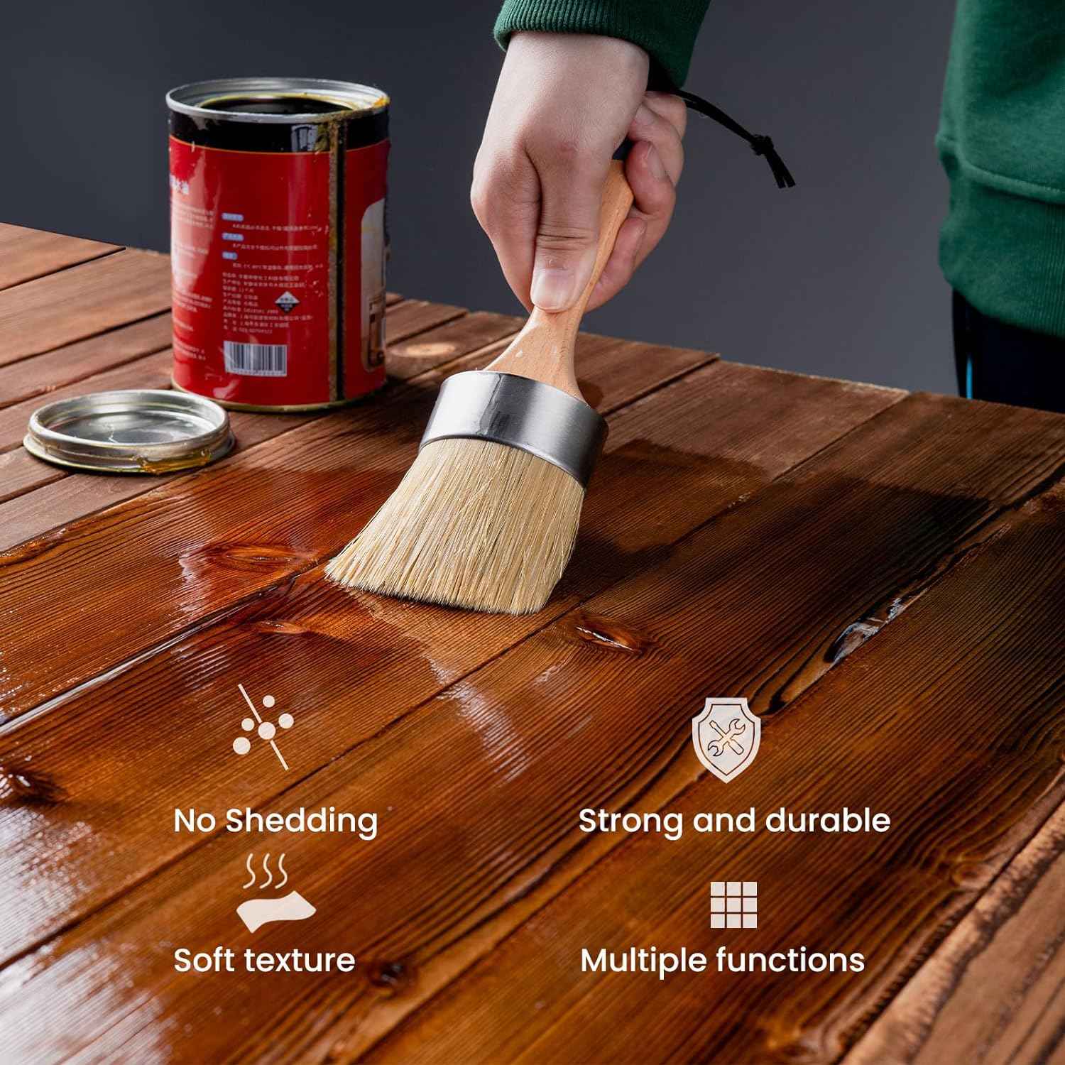 4pcs Chalk and Wax Paint Brush Furniture Set - TTpen