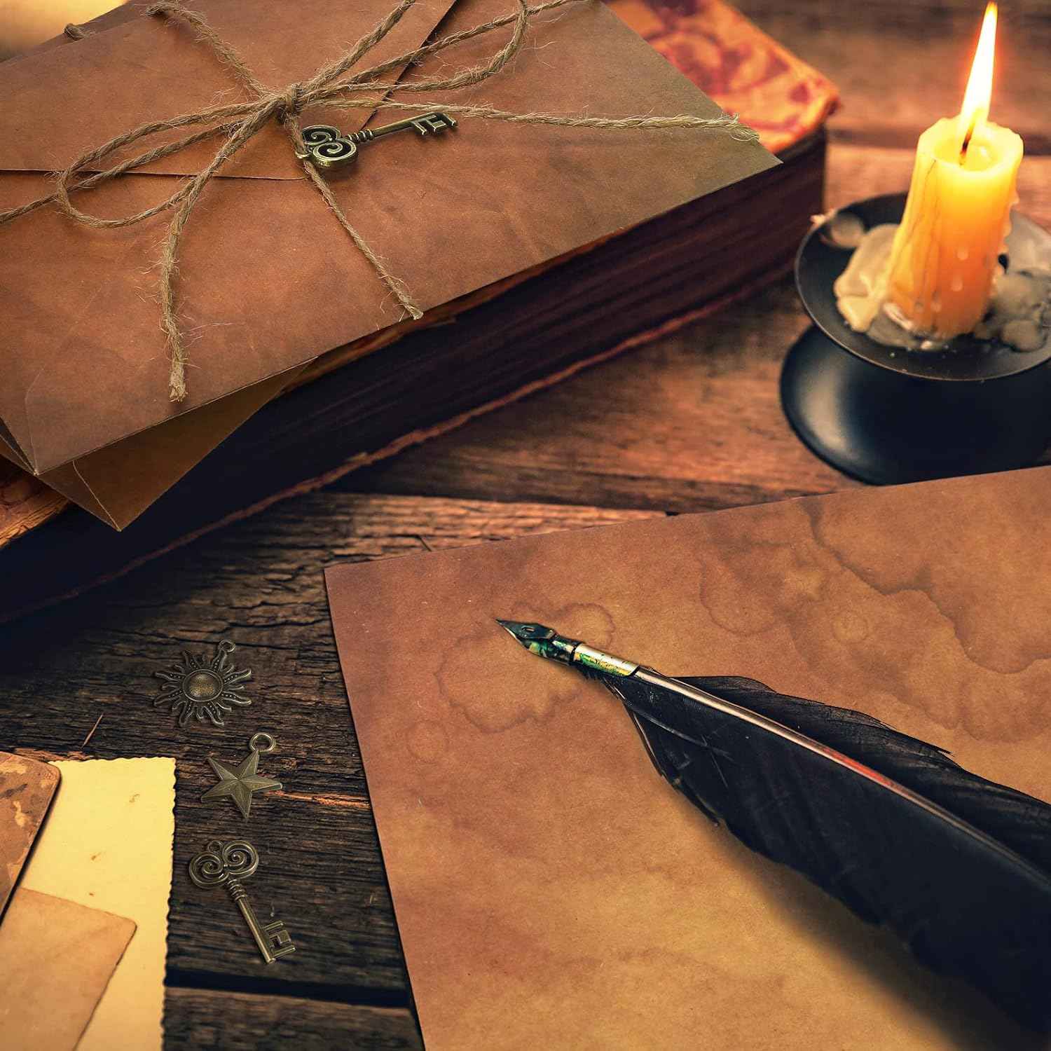 60PCS Vintage Stationary Paper and Envelopes Set - TTpen