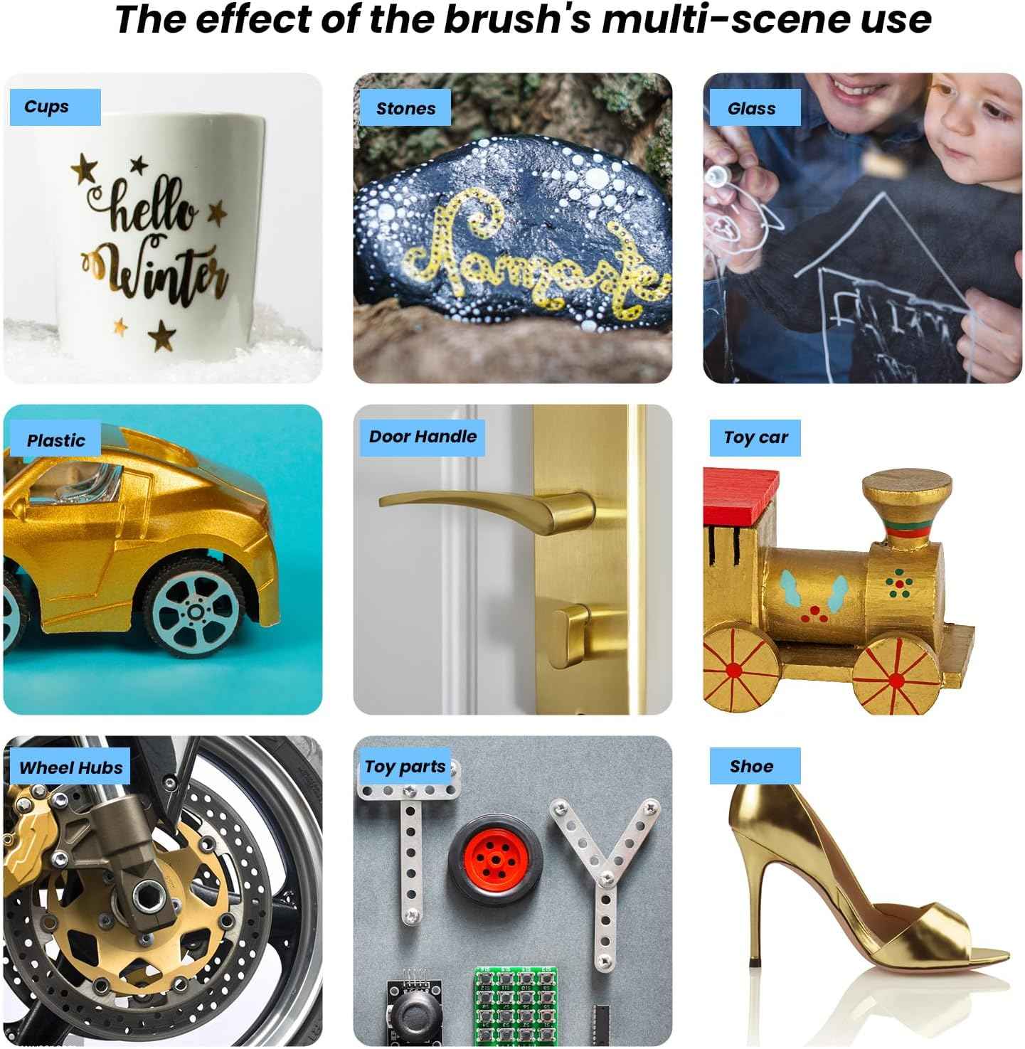 Guangna 4 Colors Liquid Chrome Marker Pens 2mm Tip - TTpen