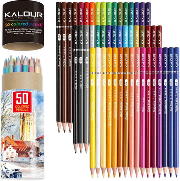 KALOUR Premium Colored Pencils Set 50 Colors - TTpen