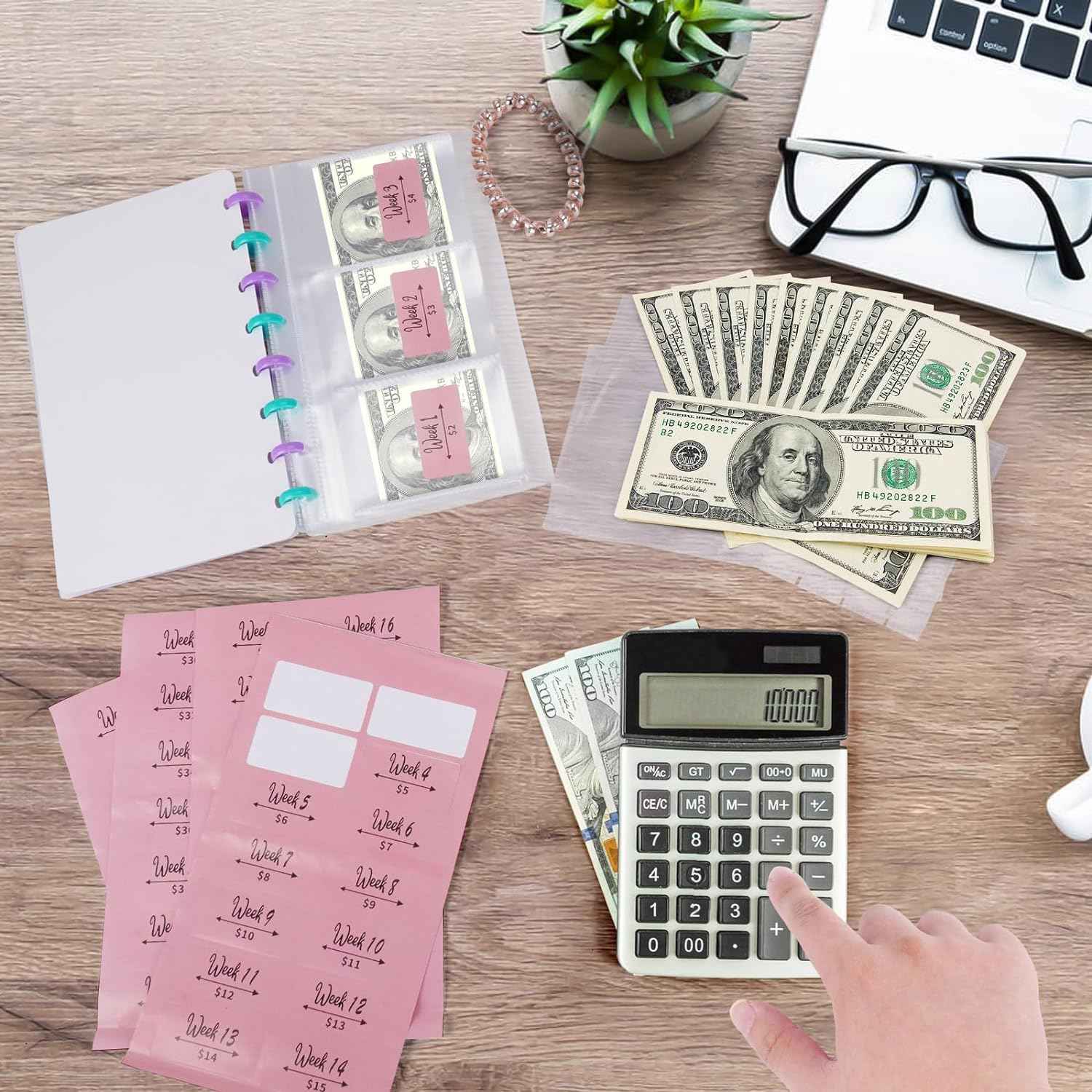 52 Weeks Saving Challenge Binder Budget Planner - TTpen