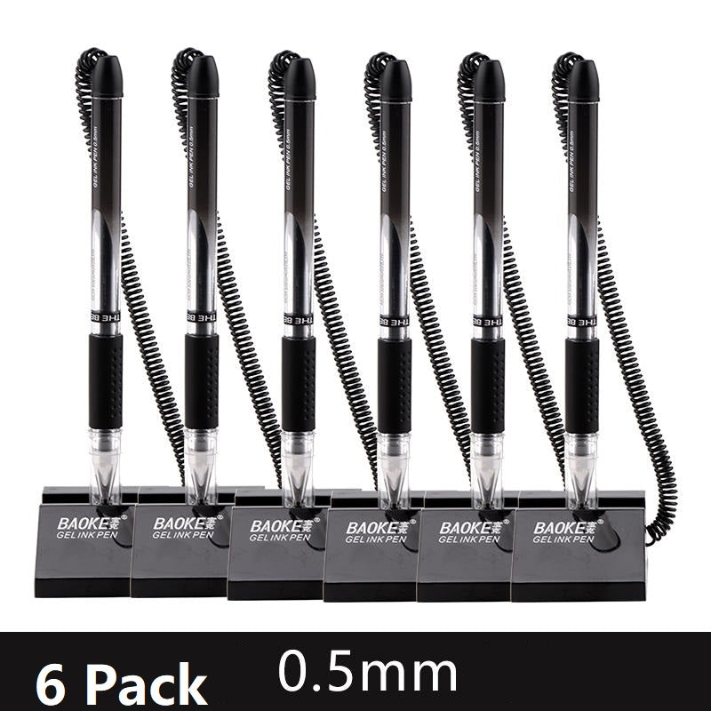 Baoke Gel ink Table Top Pen 6 Pack